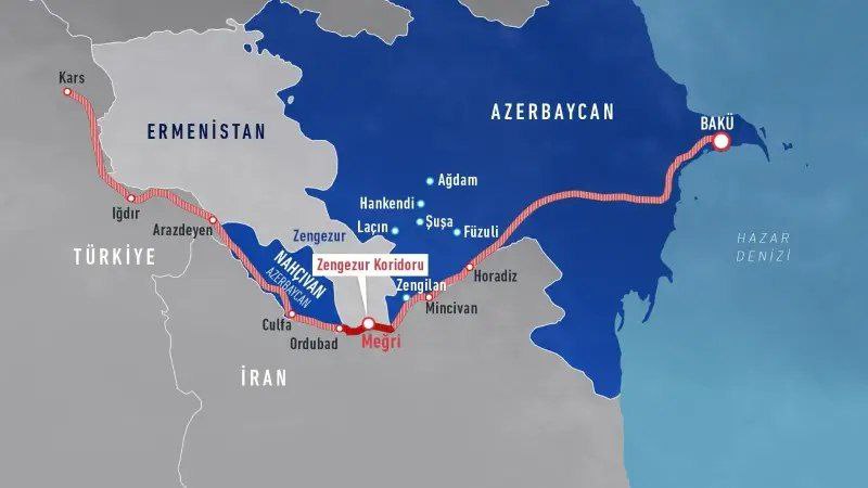 США договорились с Турцией об аренде Зангезурского коридора на 100 лет с гарантиями частной компании и охраной турецкой армии